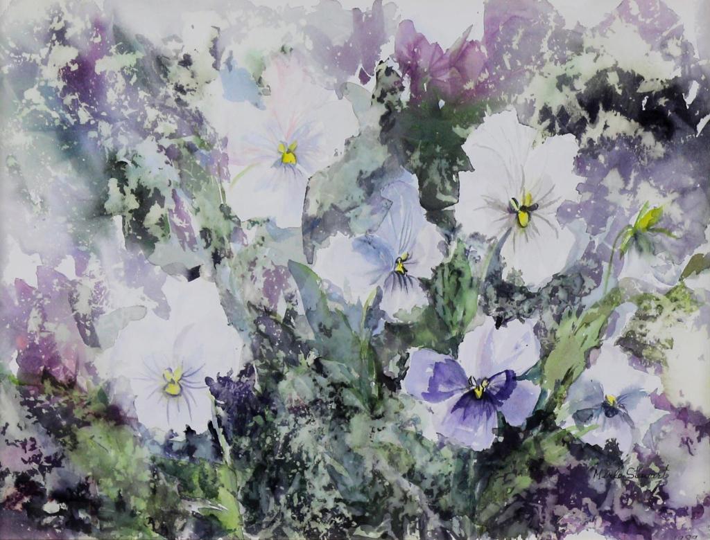 Merle Stewart McKee - Playful Pansies