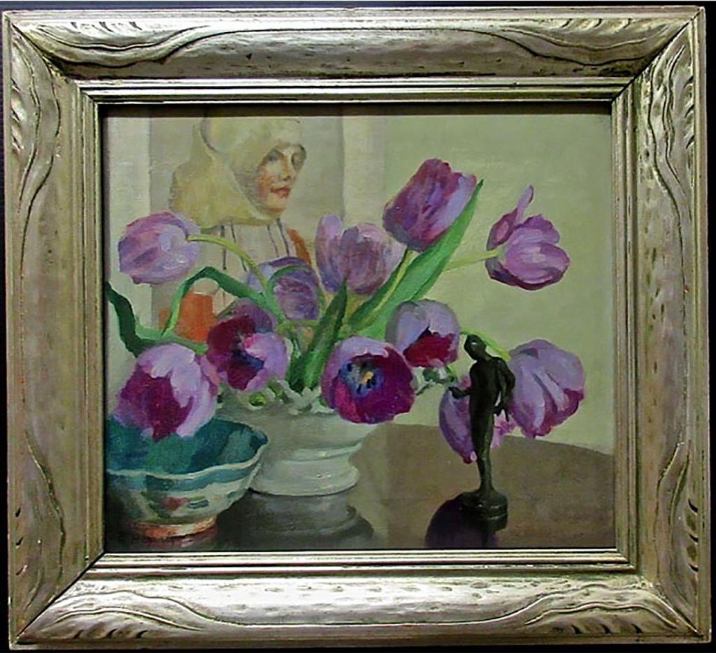 Clara Sophia Hagarty (1871-1958) - Mauve Tulips
