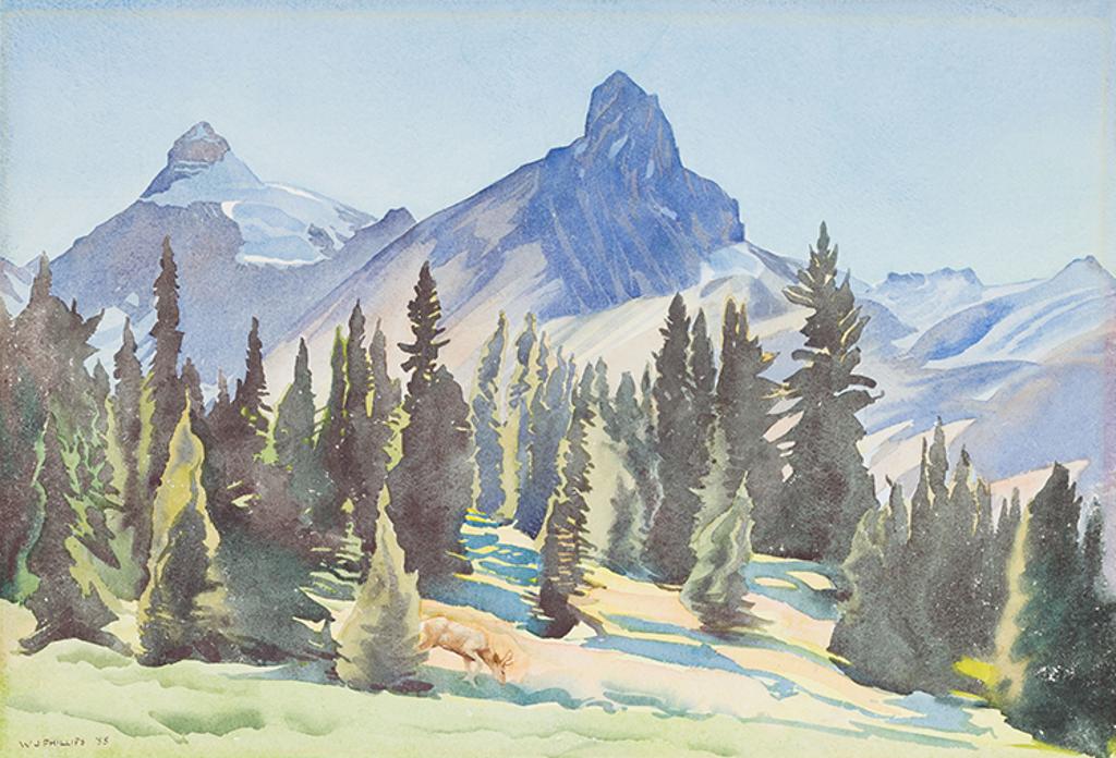 Walter Joseph (W.J.) Phillips (1884-1963) - Mt. Athabasca