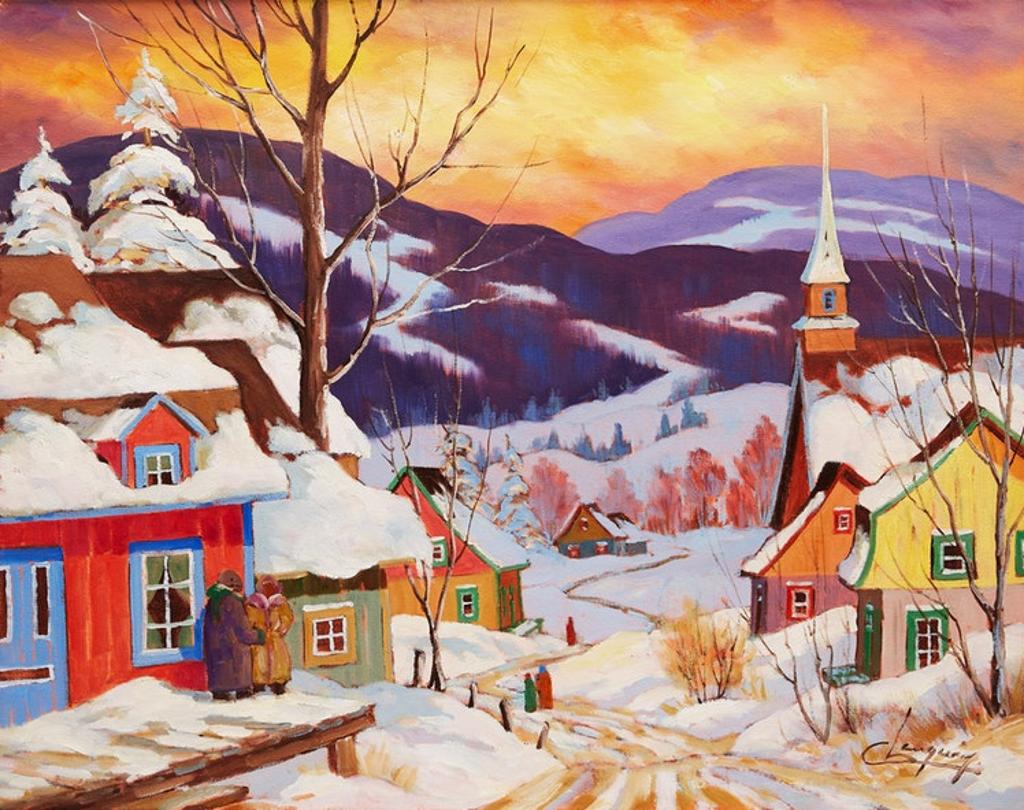 Claude Langevin (1942) - Village Charlevoix