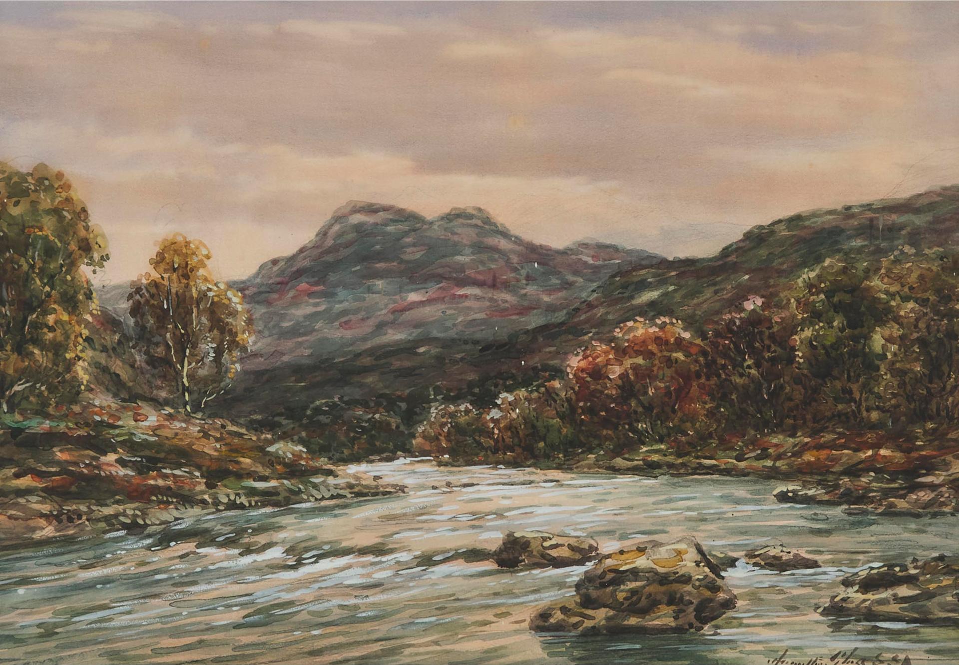 John Hamilton Glass (1890-1925) - Cascading River
