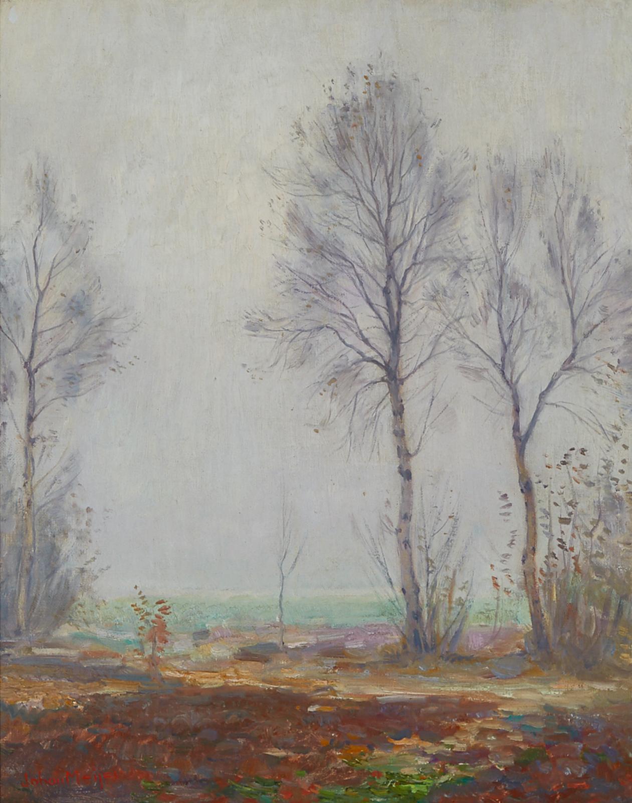Johan Meijer (1895-1970) - Nevelstemming (Misty Mood Landscape)