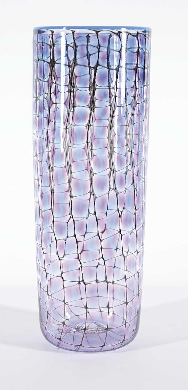 Tom Philabaum - Black Grid Vase