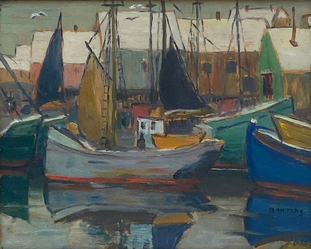 Sir Frederick Grant Banting (1891-1941) - Ships in Harbour, Gloucester, Mass.
