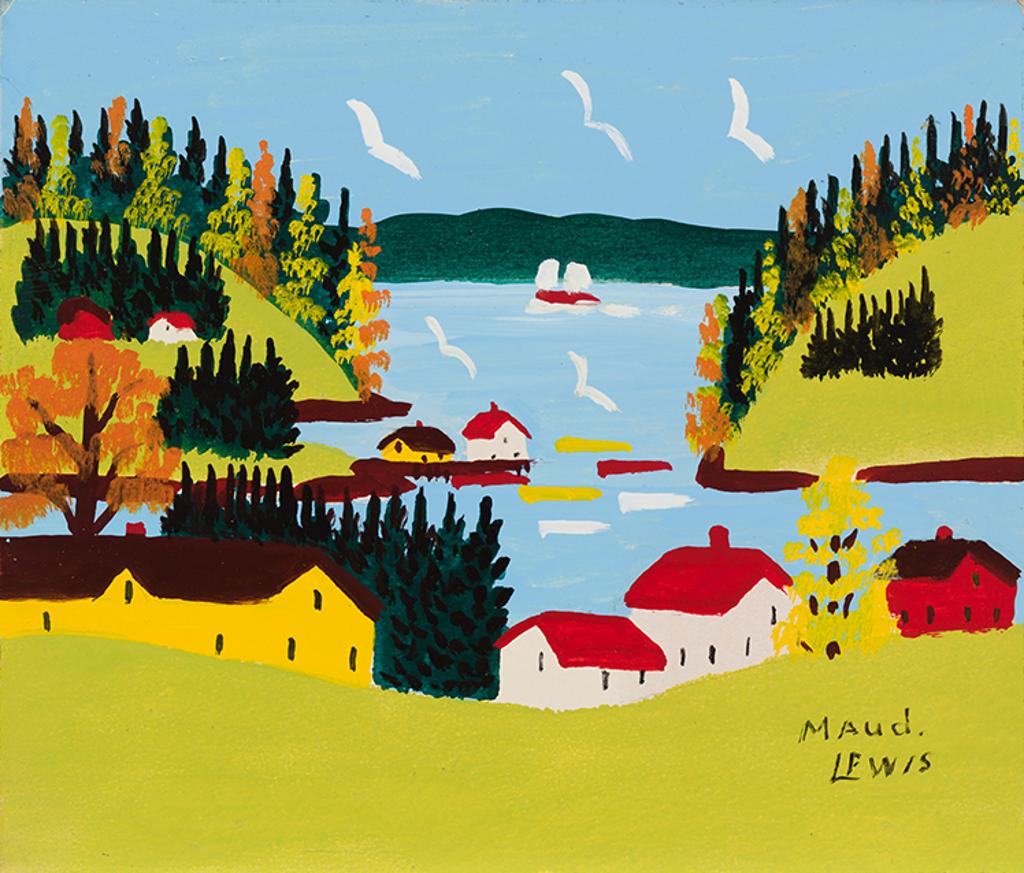 Maud Kathleen Lewis (1903-1970) - Sandy Cove in Autumn