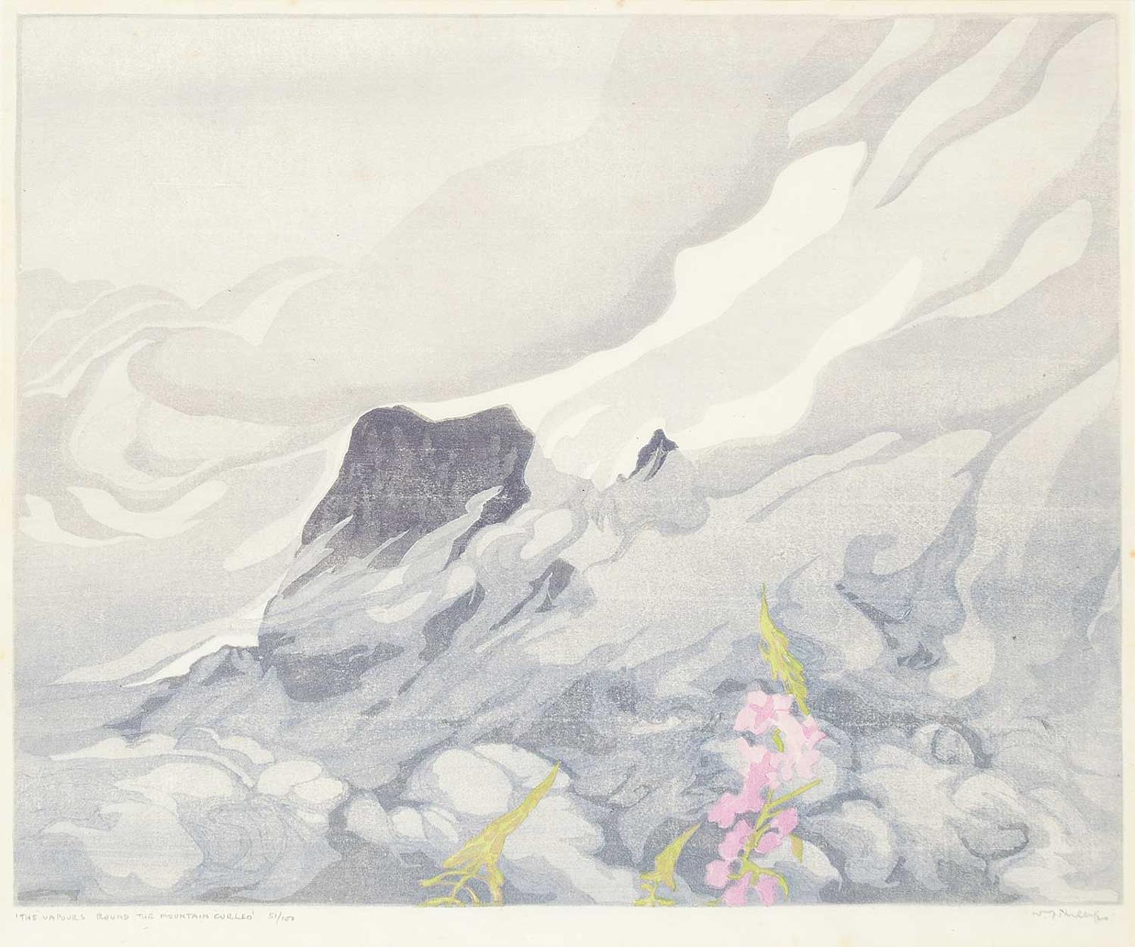 Walter Joseph (W.J.) Phillips (1884-1963) - The Vapours Round the Mountain Curled  #51/100