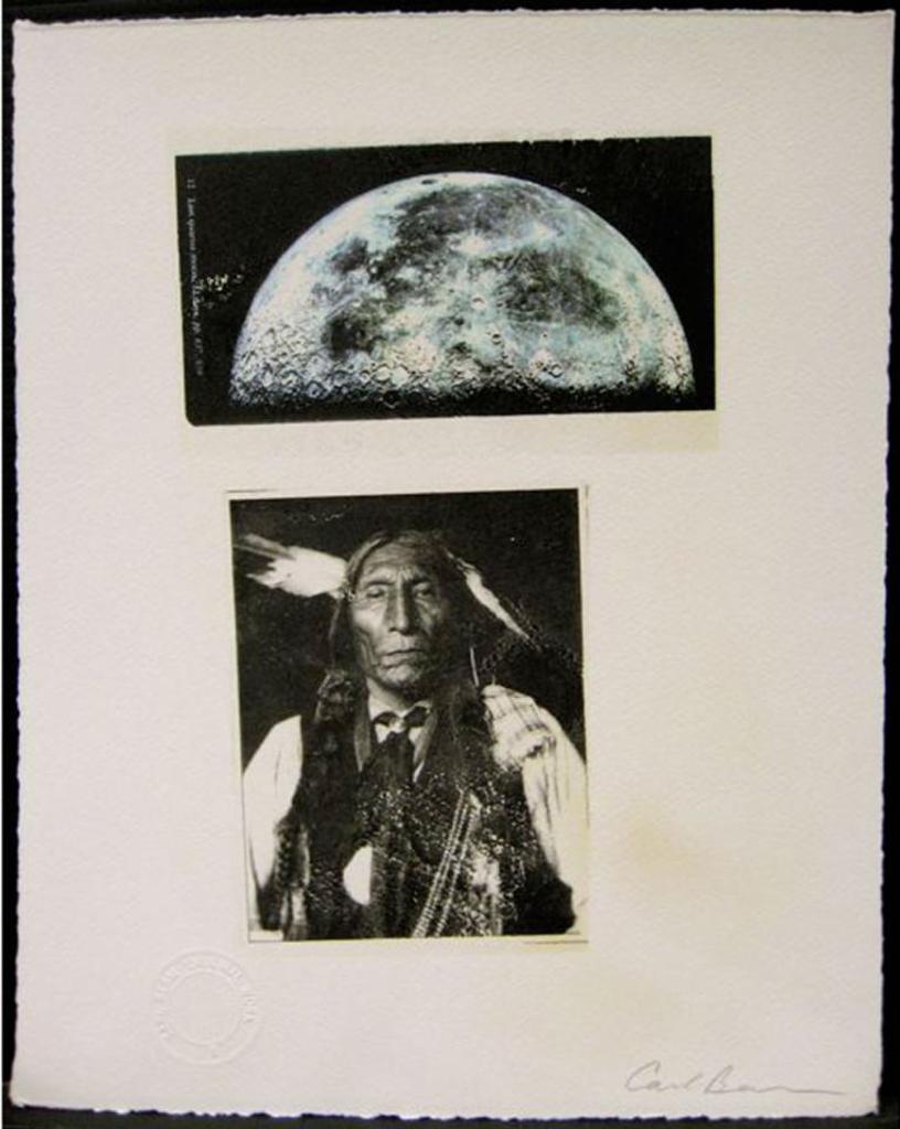 Carl Beam (1943-2005) - Last Quarter Moon/ Indian Chief