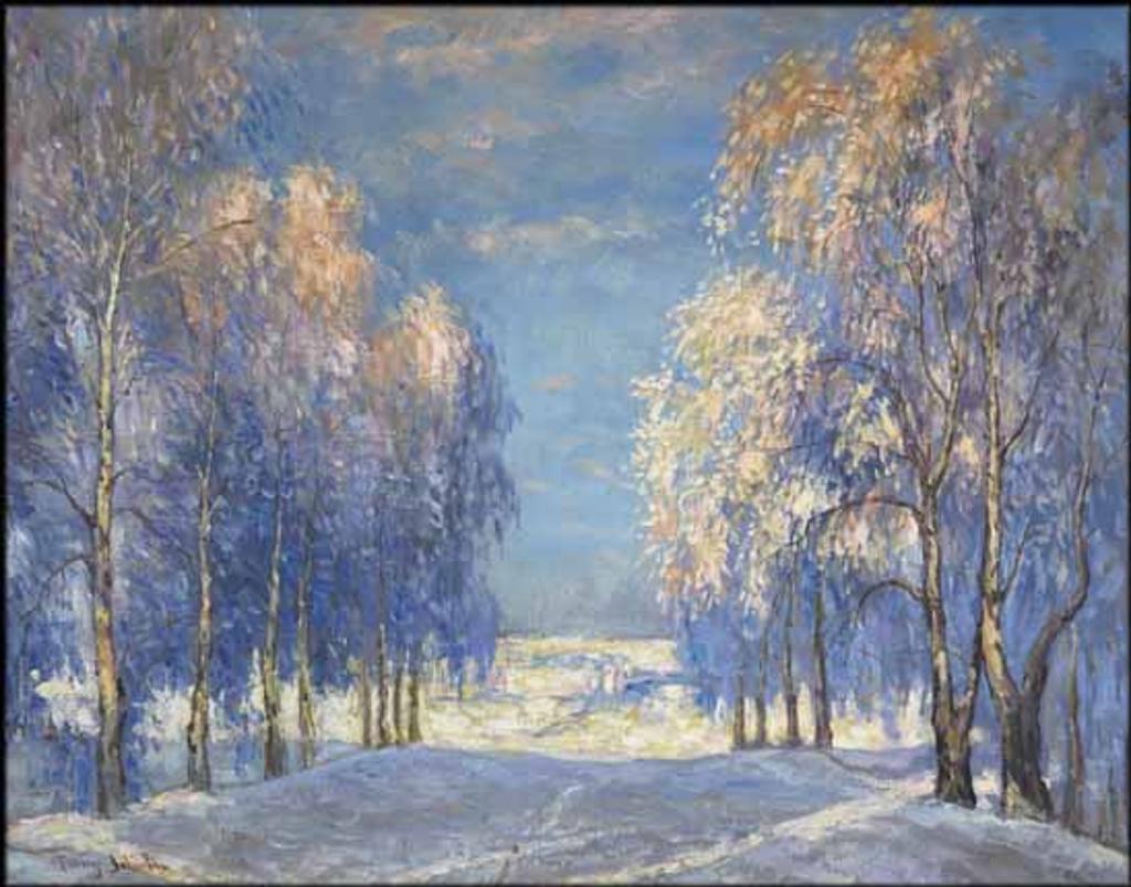 Frank (Franz) Hans Johnston (1888-1949) - Winter Landscape