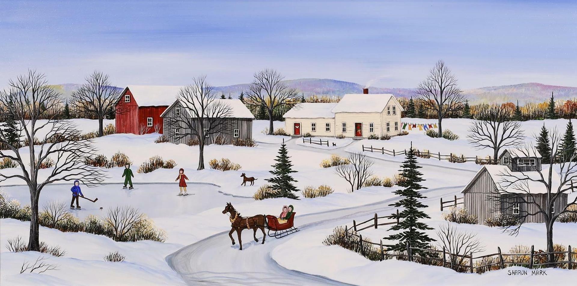 Sharon Mark (1955) - New England Winter; 2000
