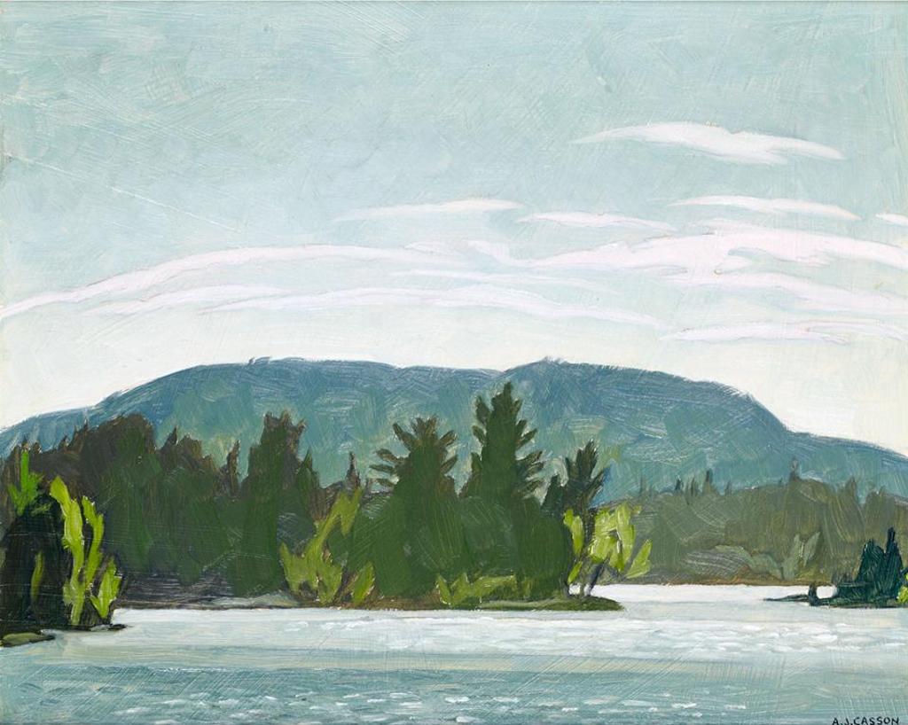 Alfred Joseph (A.J.) Casson (1898-1992) - The Bay, Oxtongue Lake, July 1982