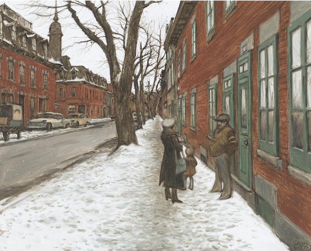 John Geoffrey Caruthers Little (1928-1984) - Rue Beaudry Vers Lafontaine, D'autrefois - Montréal