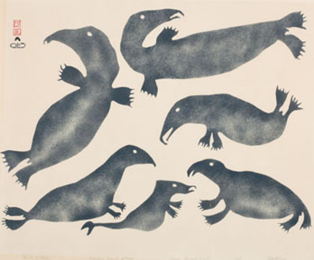 Kiakshuk (1886-1966) - Family of Whales