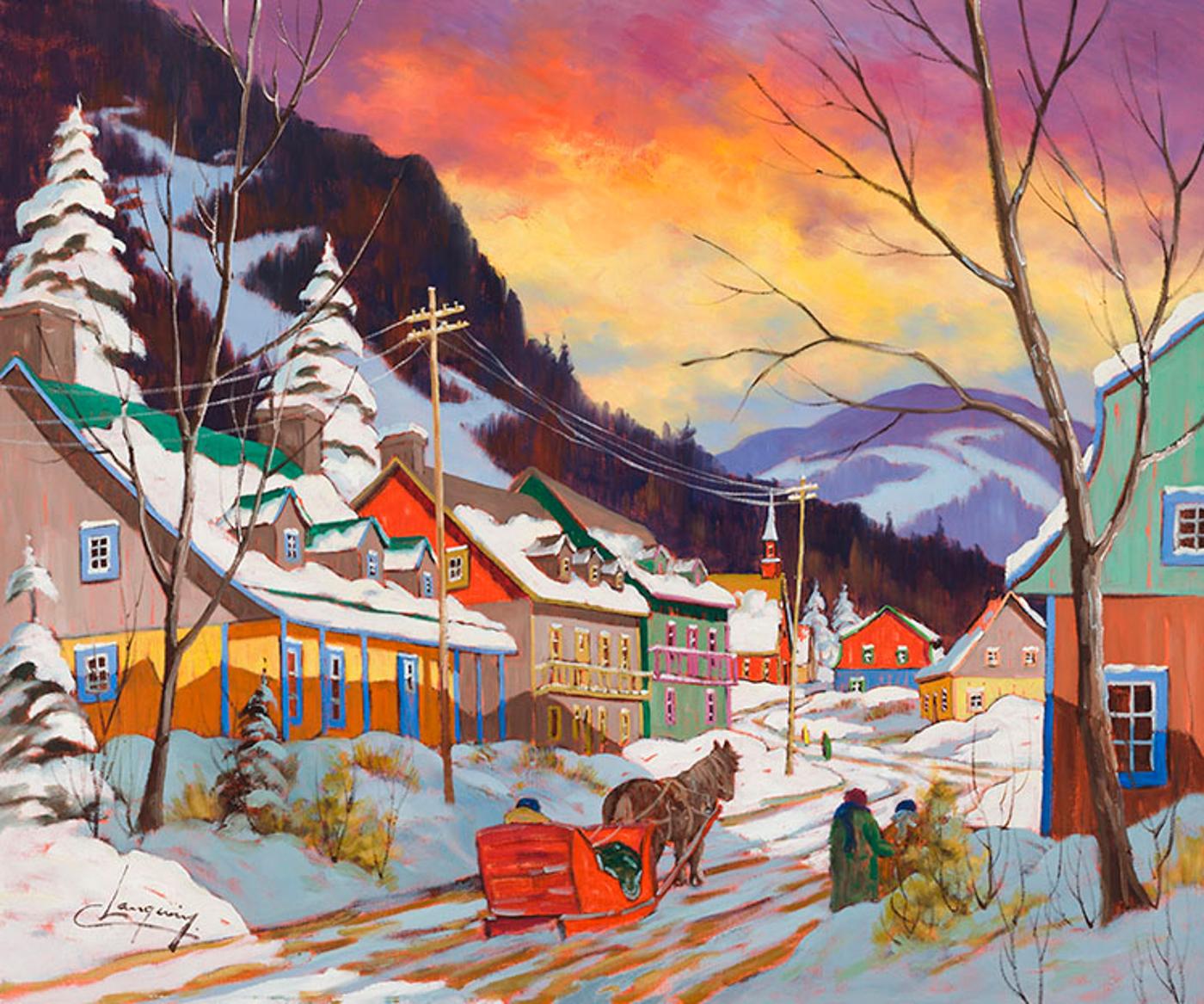 Claude Langevin (1942-2024) - Rue Principale, Charlevoix
