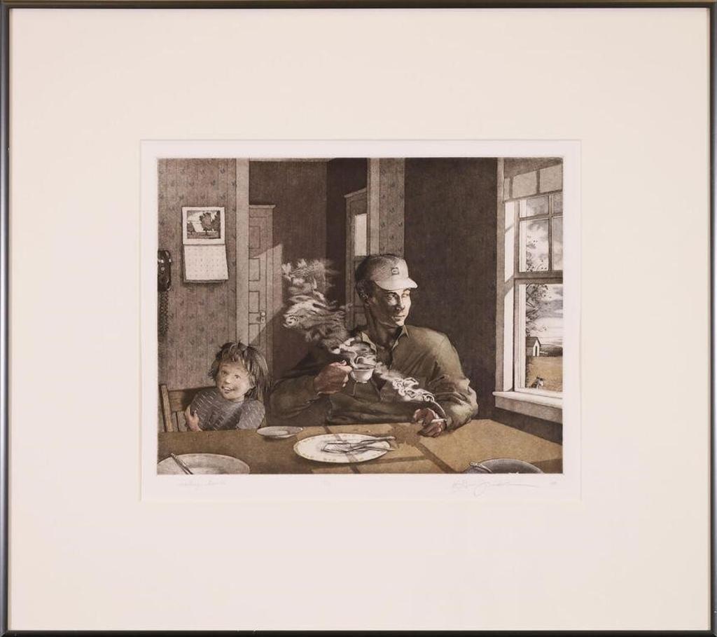 K. Gwen Frank (1960) - Working Lunch; 1988; ed. #19/35