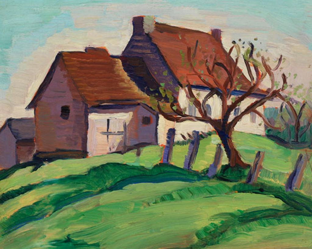 Sarah Margaret Armour Robertson (1891-1948) - Isle of Orleans, Farm Buildings