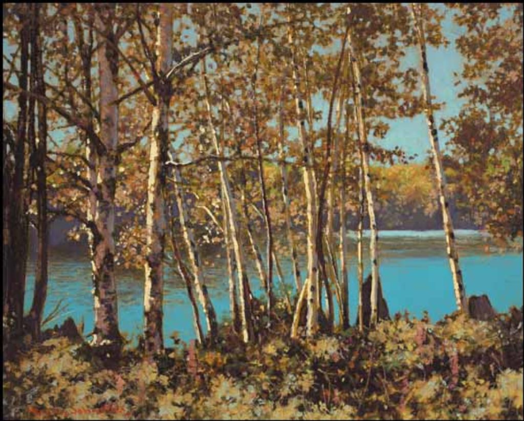 Frank (Franz) Hans Johnston (1888-1949) - Birch Trees, Northern Ontario