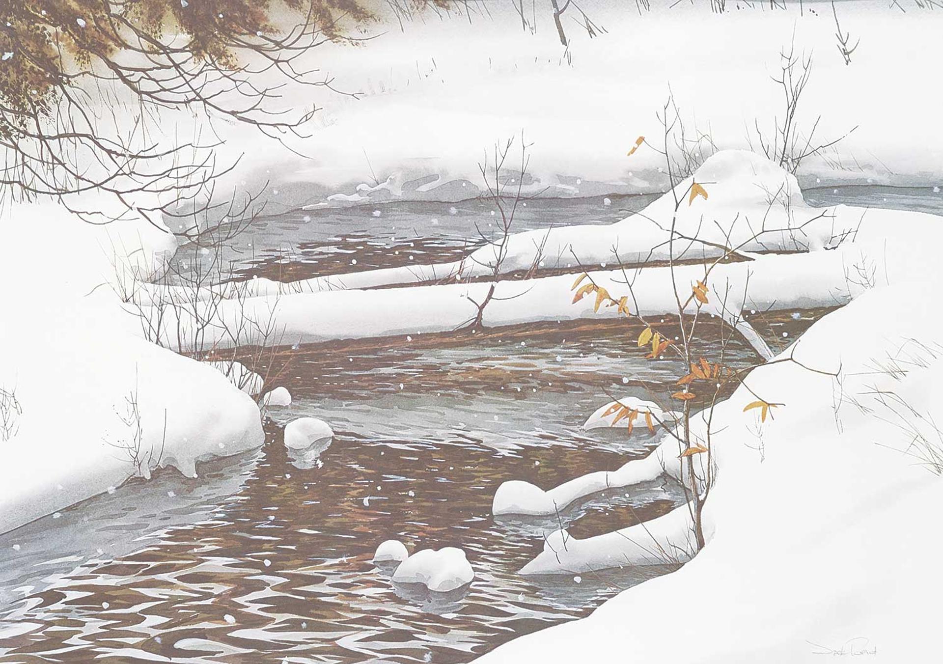 Jack Henry Reid (1925-2009) - Untitled - Winter Creek