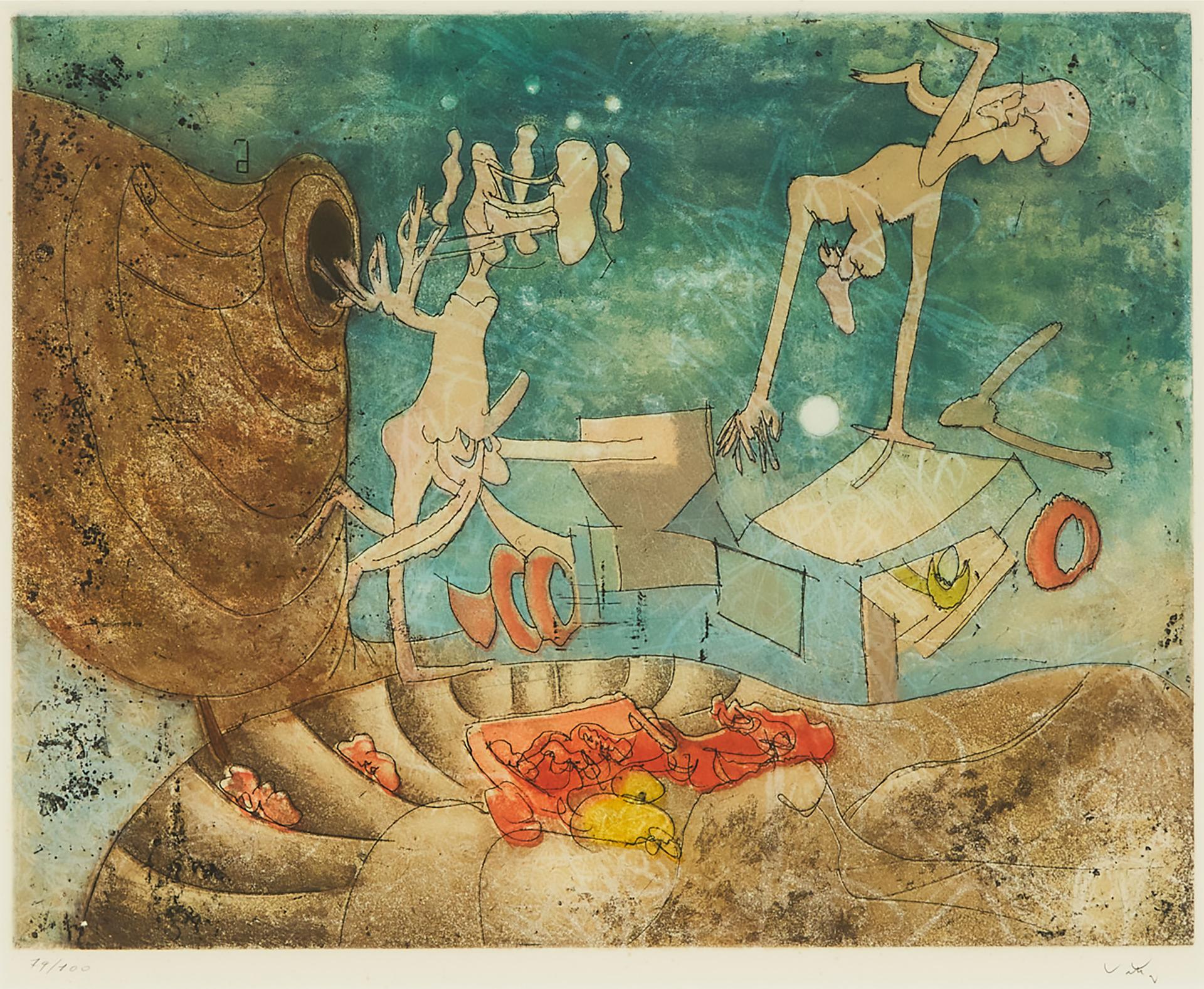 Roberto Matta (1911-2002) - Untitled, Circa 1970