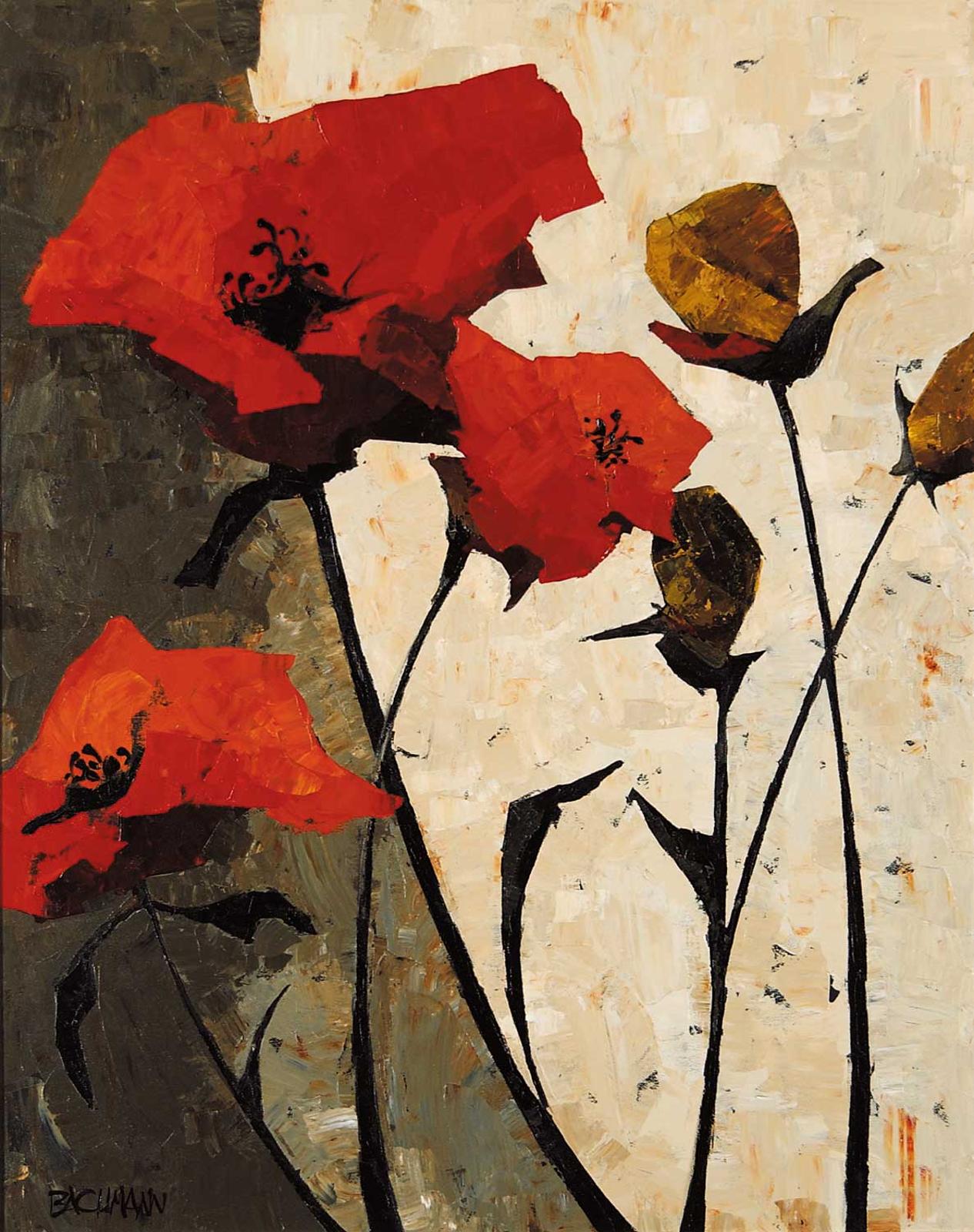 Constance Bachmann (1963) - Poppies in Morning Light