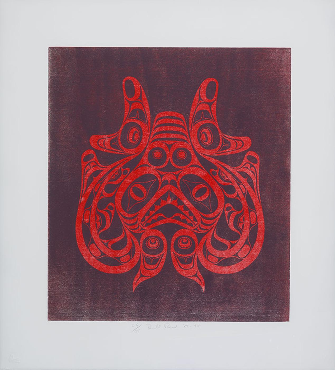 William Ronald (Bill) Reid (1920-1998) - Xaxada - Haida Dogfish