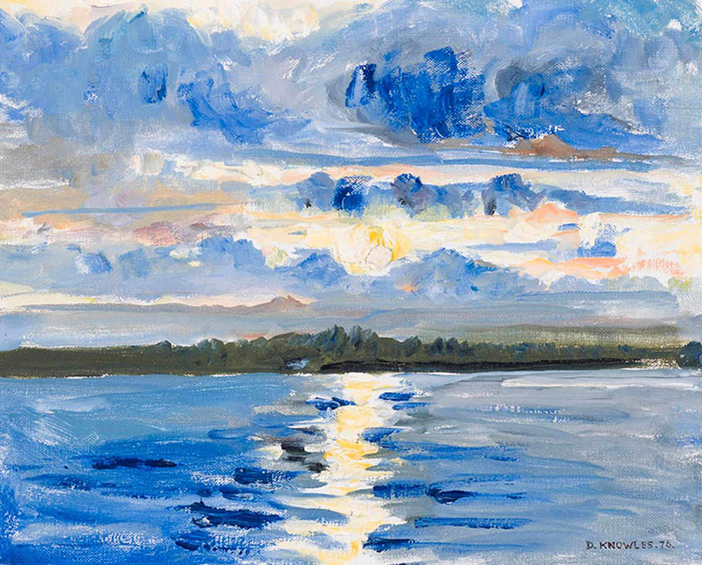 Dorothy Elsie Knowles (1927-2001) - Untitled (Evening Lake)