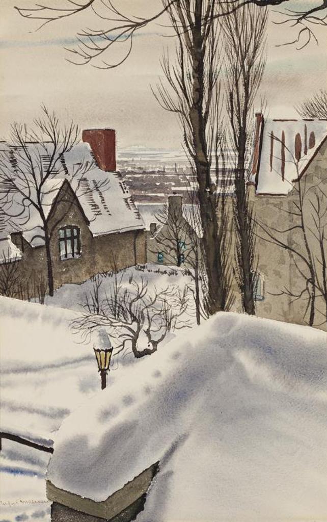 Rafal Malczewski (1892-1965) - View From Braeside Place, Montreal