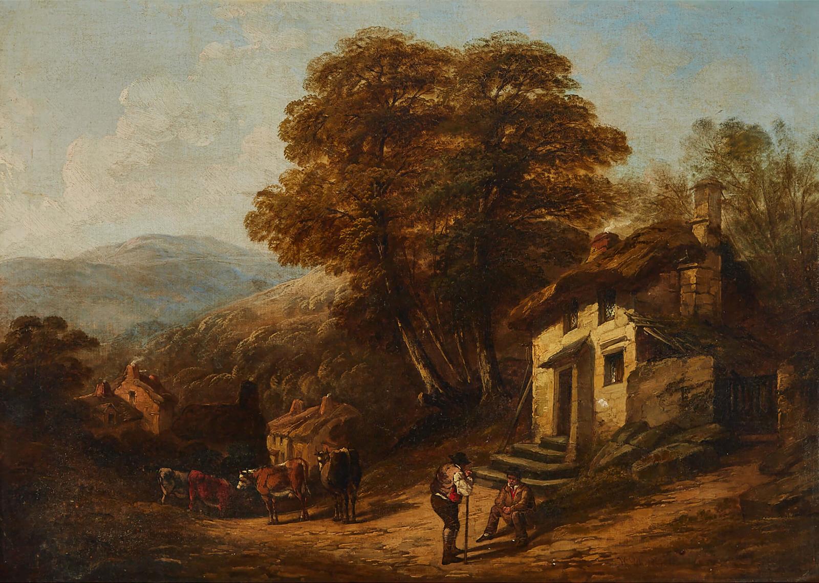 William Pitt (1760-1890) - Hillside Village, 1869