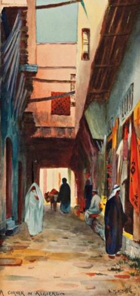 Willard Morse Mitchell (1879-1955) - A Corner in Algiers
