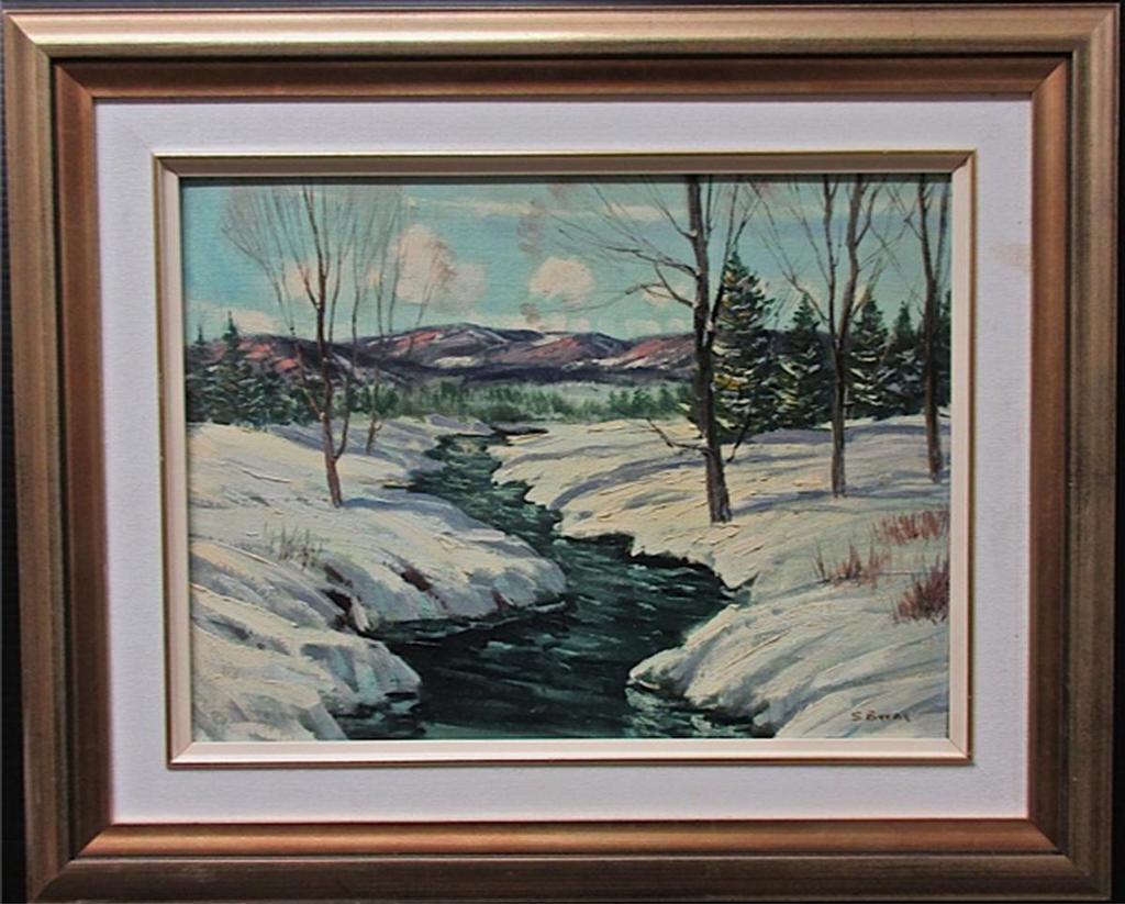 Sydney Martin Berne (1921-2013) - Winding Icy River