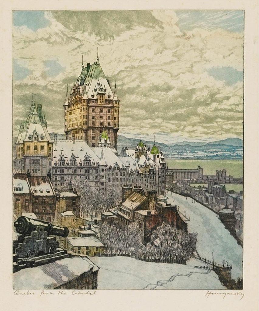 Nicholas Hornyansky (1896-1965) - Quebec From The Citadel