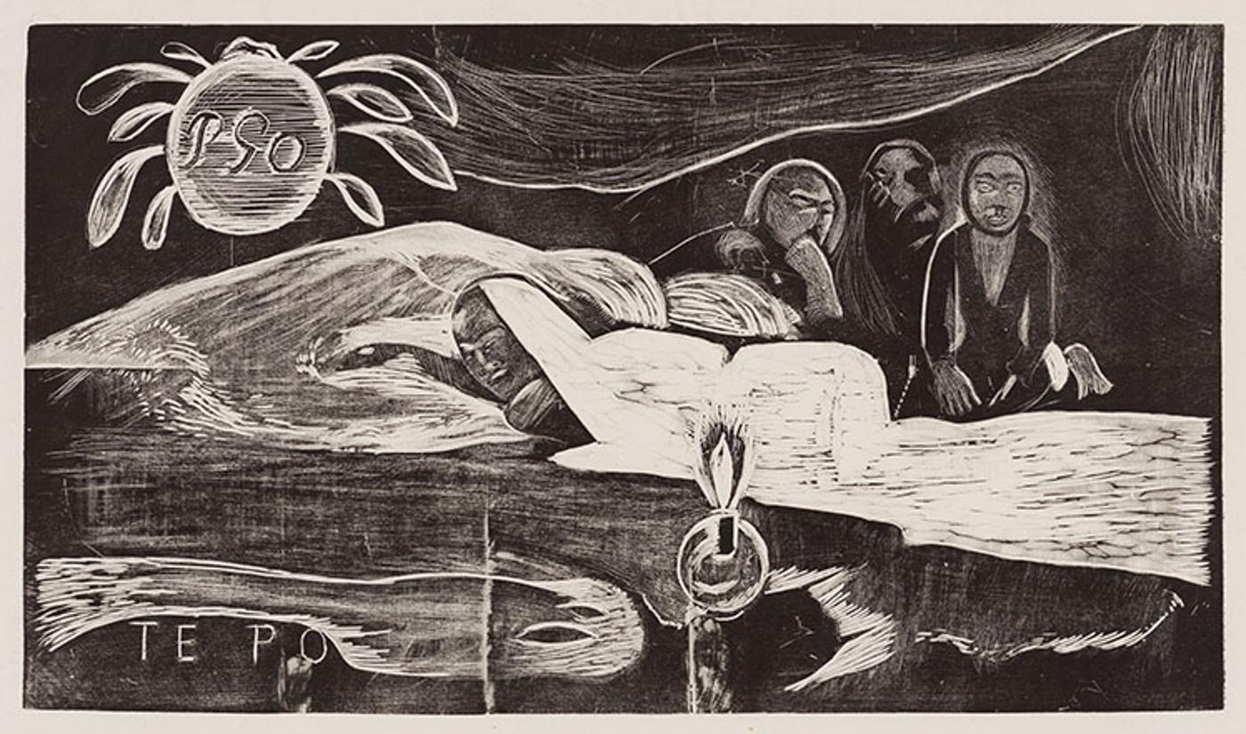 Paul Gauguin (1848-1903) - Te po (The Night), from the Noa Noa Suite
