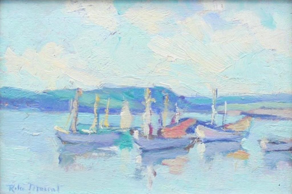 Rita Mount (1888-1967) - Sailboats at Anchor