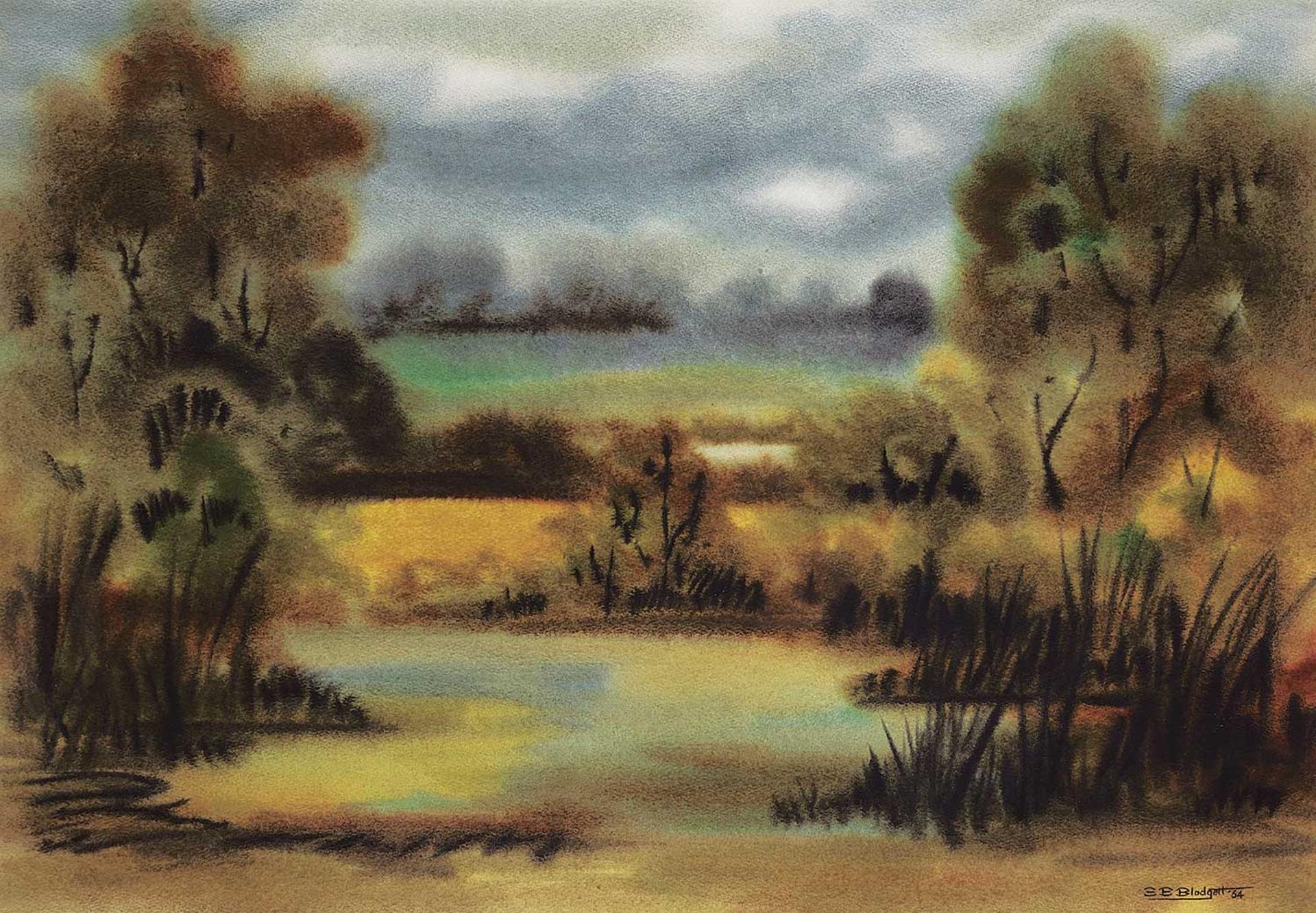 Stanford Earl Blodgett (1909-2006) - Untitled - Foggy Pond