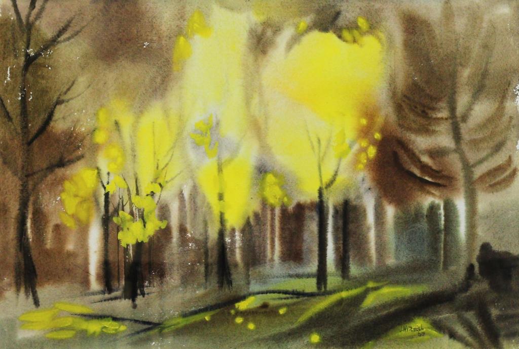 Janet Mitchell (1915-1998) - Autumn Trees; 1960