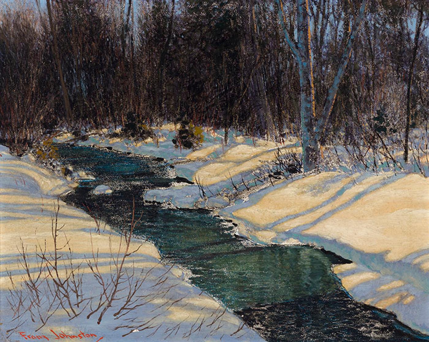 Frank (Franz) Hans Johnston (1888-1949) - Woodland Stream