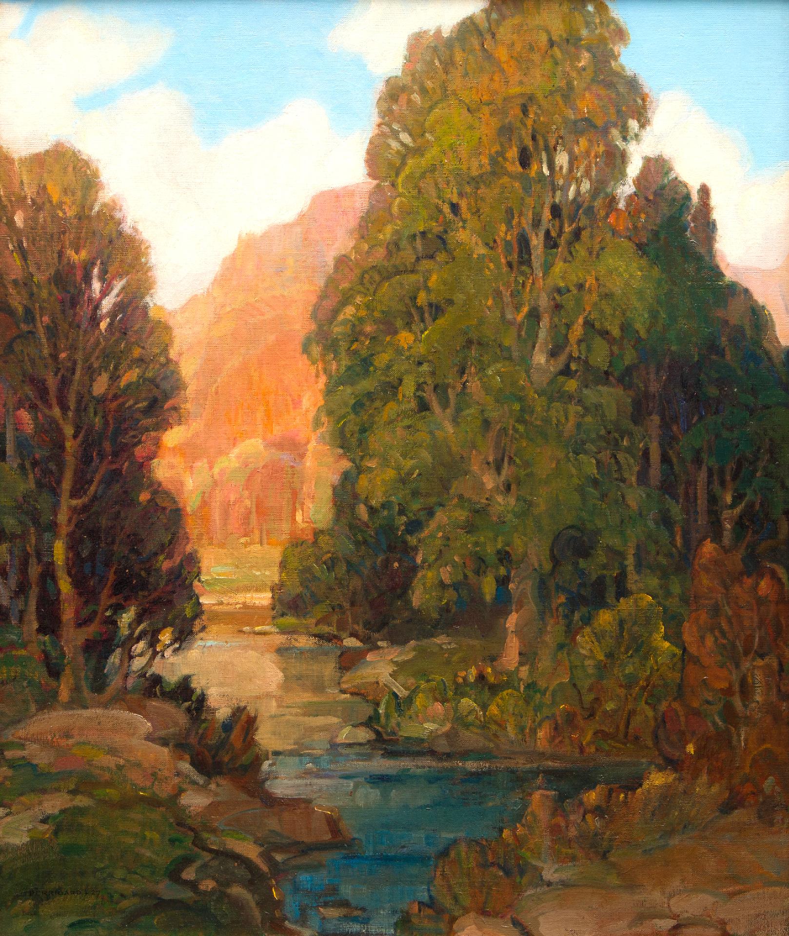 Hal Ross Perrigard (1891-1960) - The Bend in the River, 1927