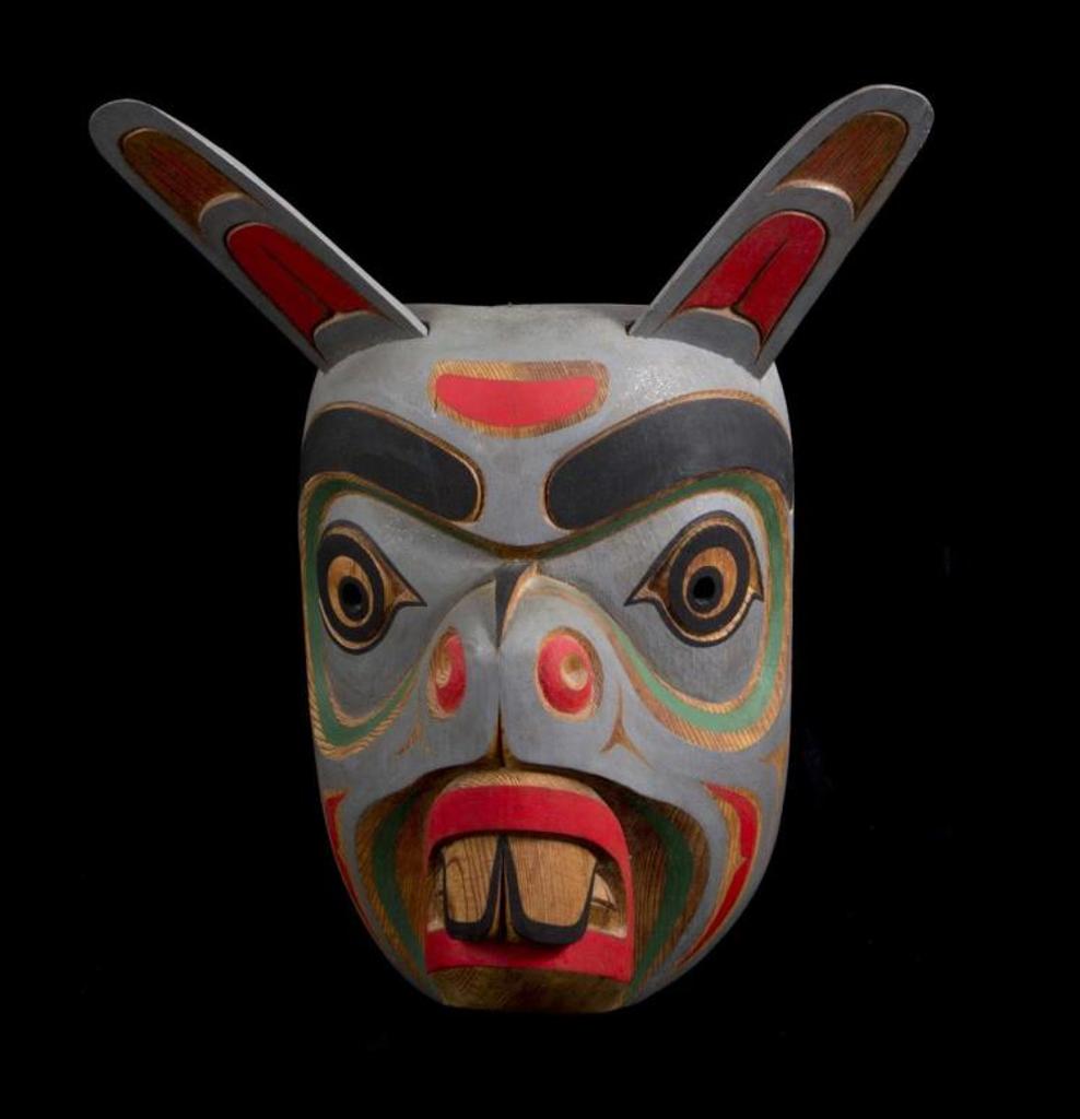 Tony Hunt Jr. (1962-2017) - a carved and polychromed Kwaguilth Mouse mask