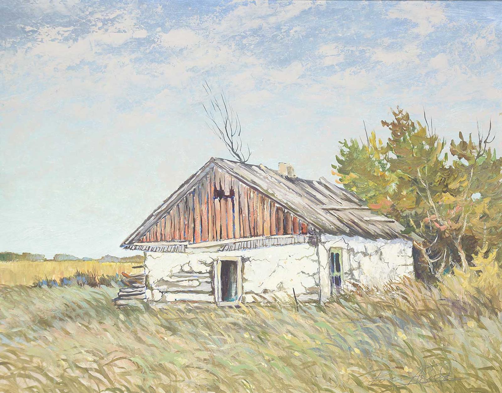Barry Adam Burdeny (1946) - Untitled - White Wooden Shack