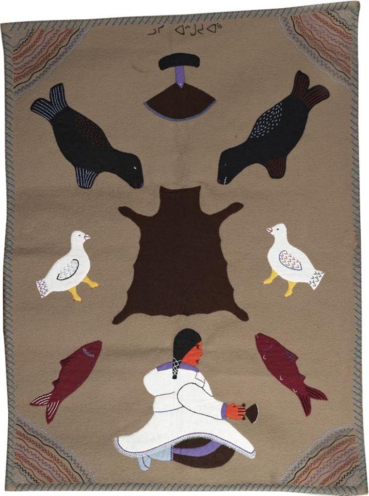 Lucy Ango'yuaq (1962) - Untitled