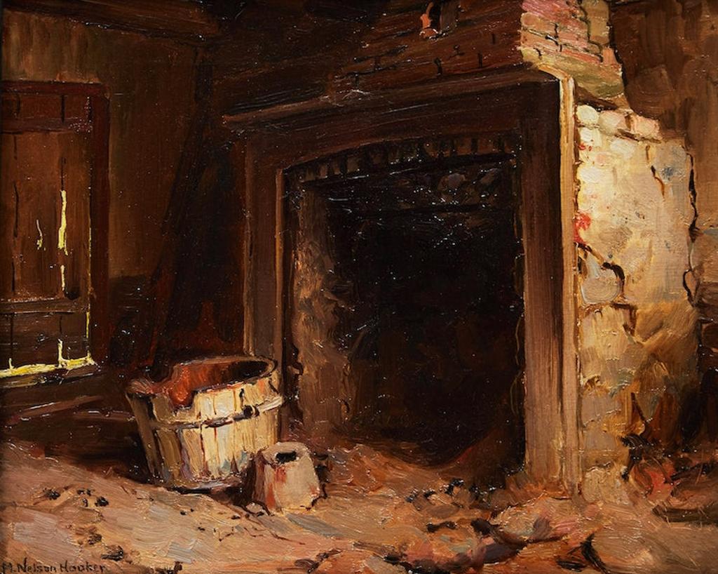 Marion Hope Nelson Hooker (1866-1946) - Old Fire Place