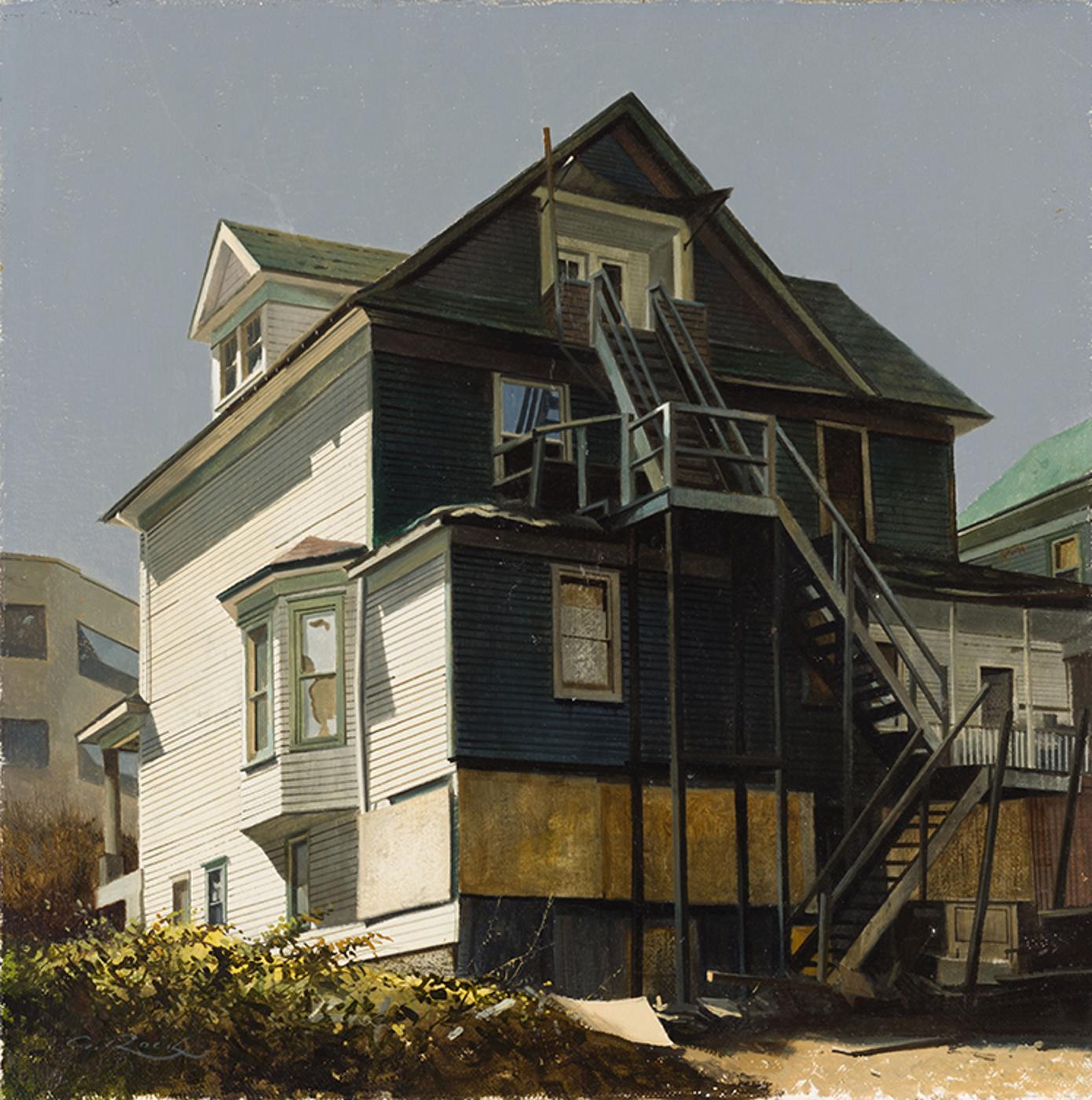 Geoffrey Allan Rock (1923-2000) - House on West 8th Vancouver (Soon to be Demolished)