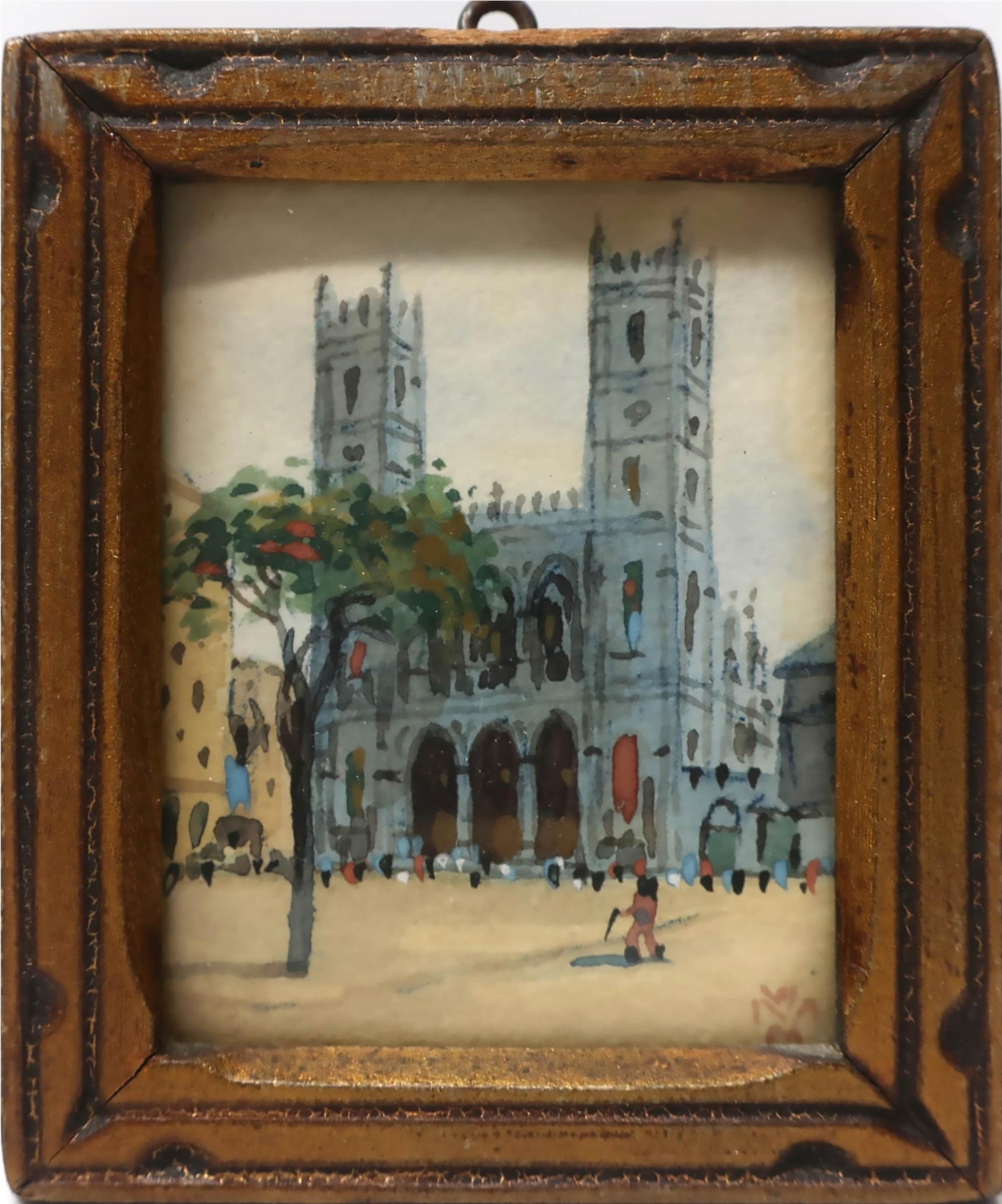 Willard Morse Mitchell (1879-1955) - The Famous Notre Dame Church In Montreal, P.Q.