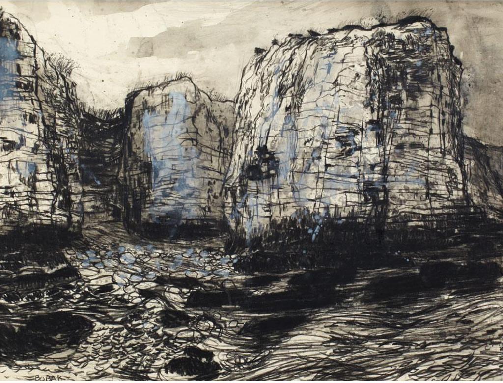 Bruno Joseph Bobak (1923-2012) - Cliffs At Margate