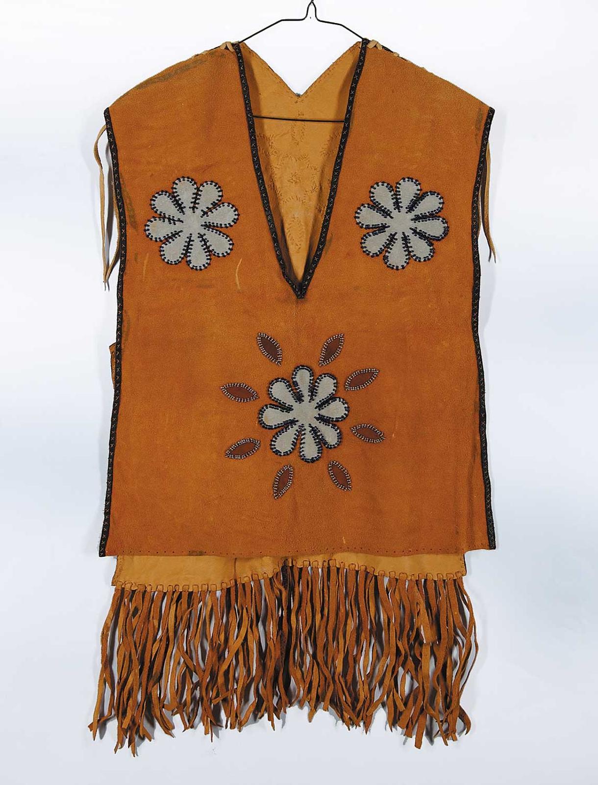Robert Charles Aller (1922-2008) - Untitled - Beaded and Leather Applique Vest