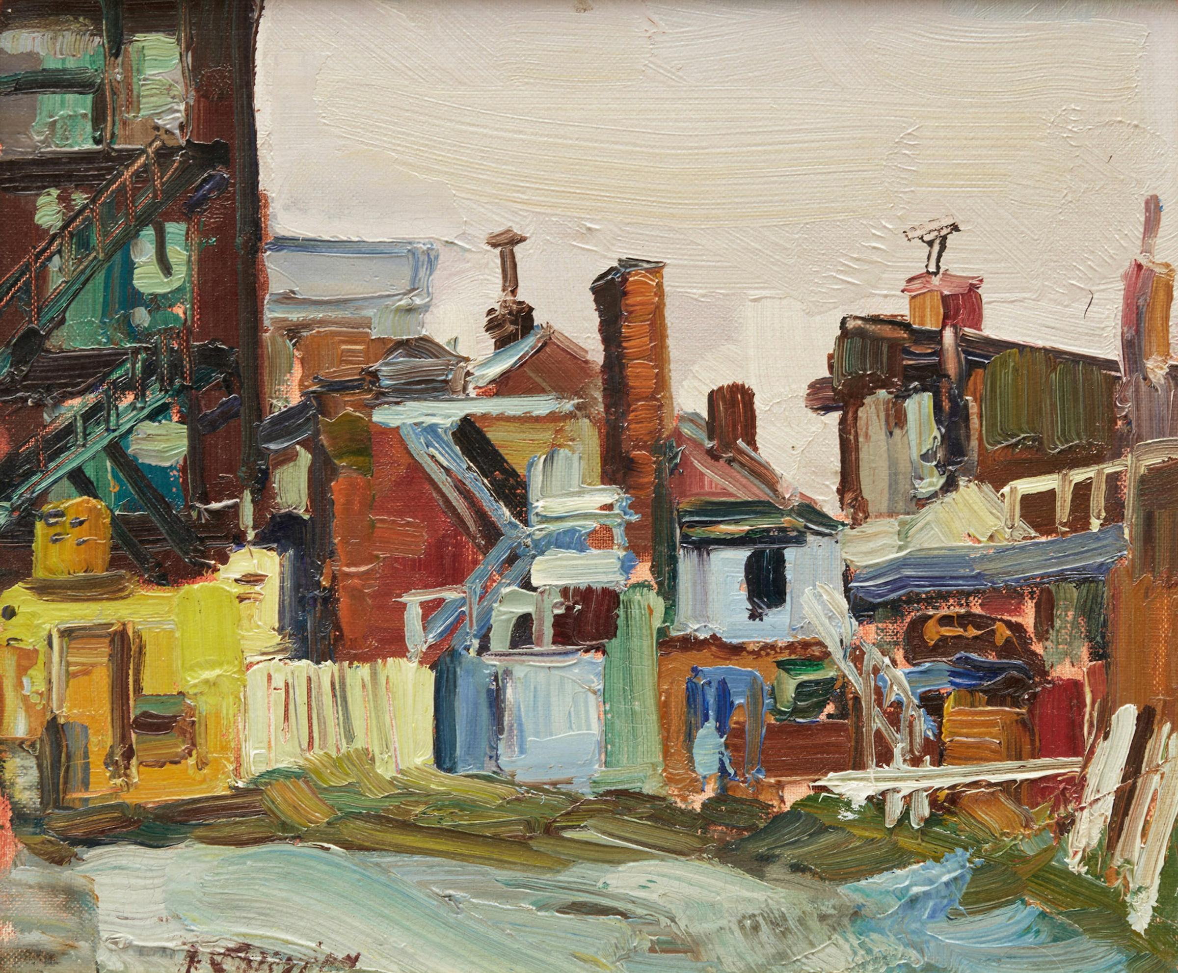 Armand Tatossian (1948-2012) - Two Street Scenes