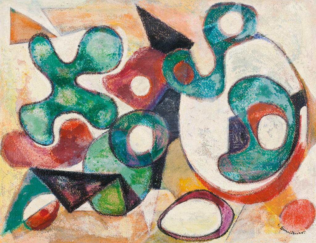 Fritz Brandtner (1896-1969) - Hot Wax Painting 1968