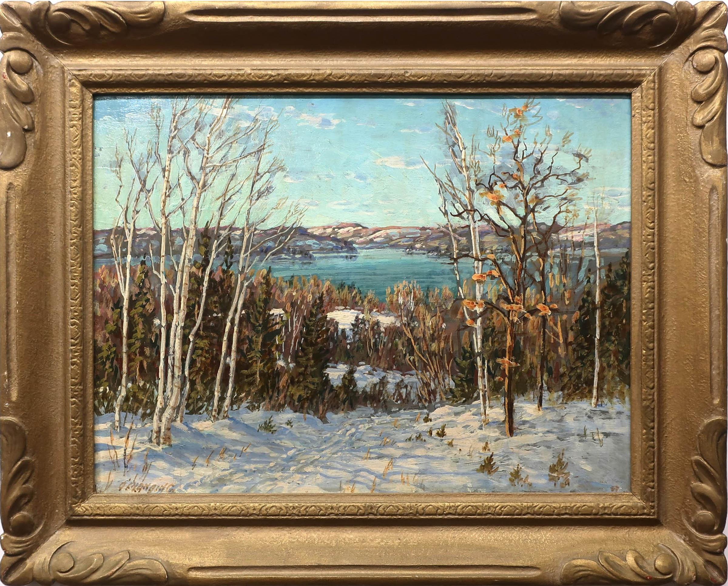 Otto Planding (1887-1964) - Silver Lake Near Parry Sound