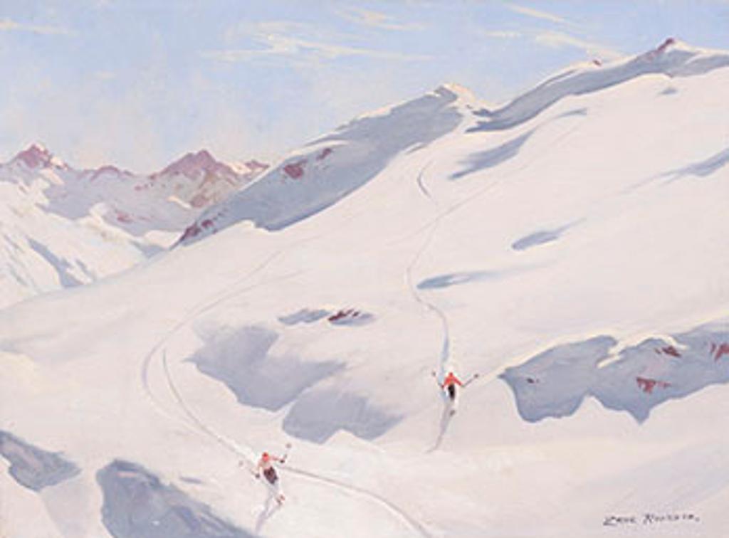 John Eric Benson Riordon (1906-1948) - Skiers