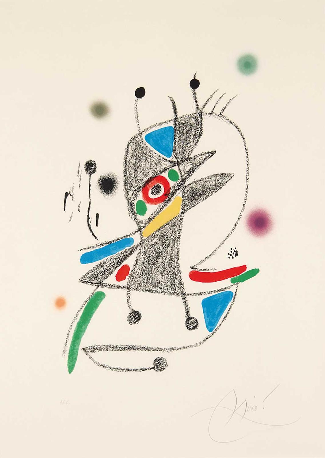 Joan Miró (1893-1983) - Maravillas con Variaciones Acrosticas en el jardin de Miro [Number 4]  #H.C.