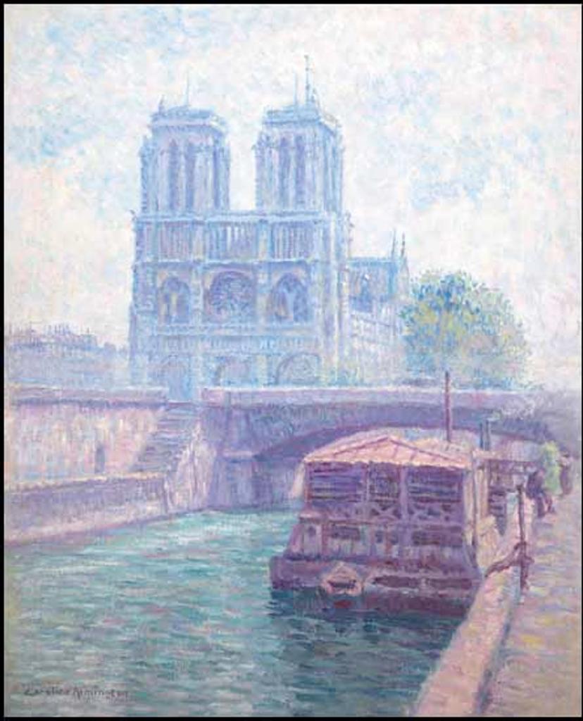 Caroline Helena Armington (1875-1939) - Notre Dame vue du quai St. Michel